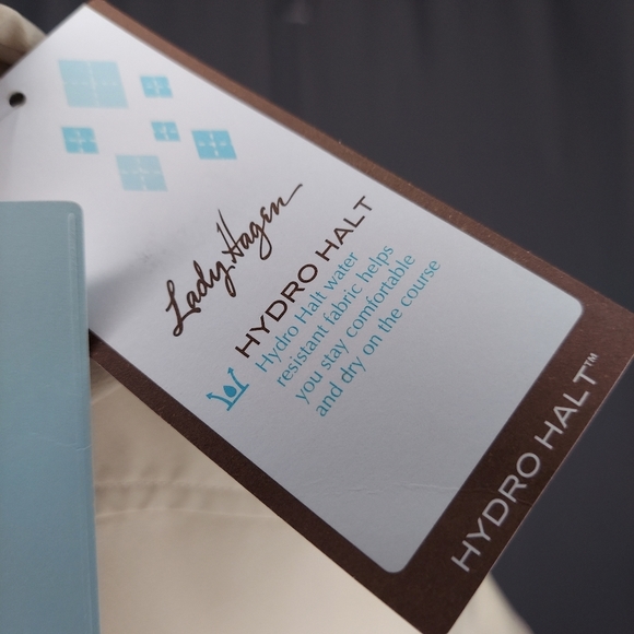 Lady Hagen Rain Jacket Women Large Bogey Zip Pocket Long Sleeve Golf Peyote - Picture 8 of 10